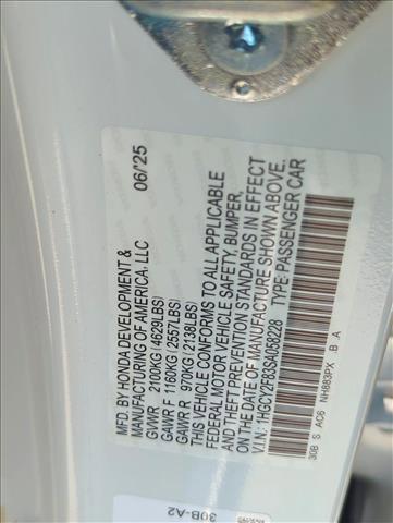 Photo of 2025 Platinum White Pearl Honda Accord Hybrid