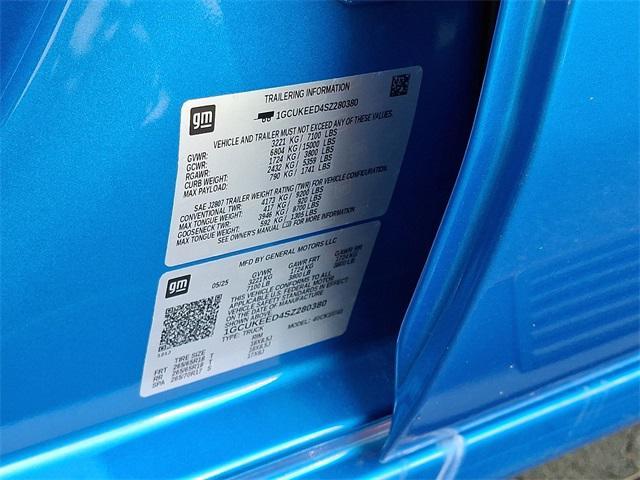 Photo of 2025 Riptide Blue Metallic Chevrolet Silverado 1500