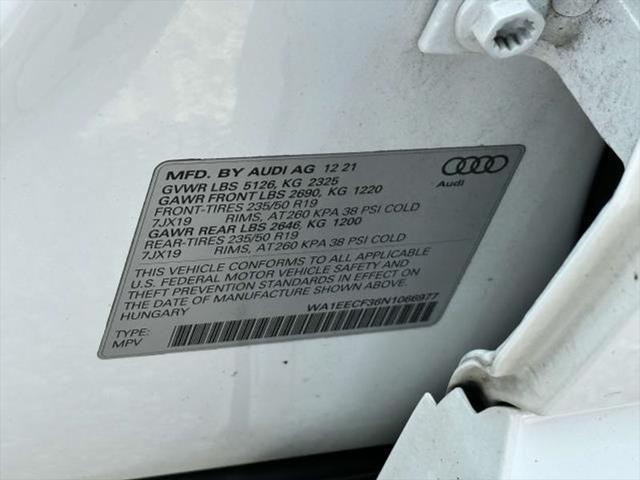 Photo of 2022 Glacier White Metallic Audi Q3
