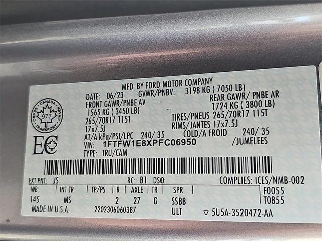 Photo of 2023 Iconic Silver Metallic Ford F-150