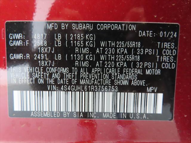Photo of 2024 Lithium Red Pearl Subaru Crosstrek