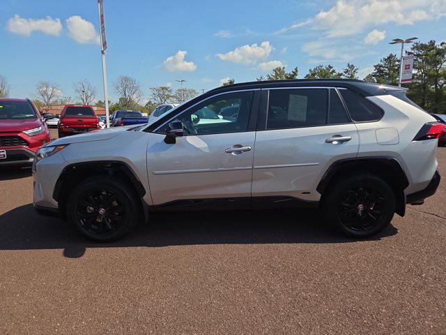 Photo of 2023 Silver Sky Metallic/Midnight Black Metallic Toyota RAV4 Hybrid