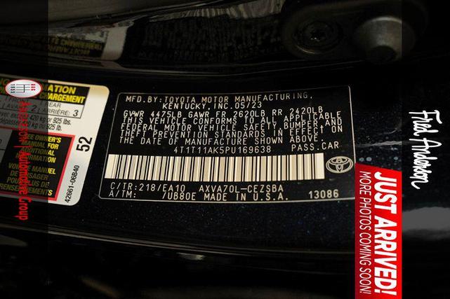 Photo of 2023 Midnight Black Metallic Toyota Camry