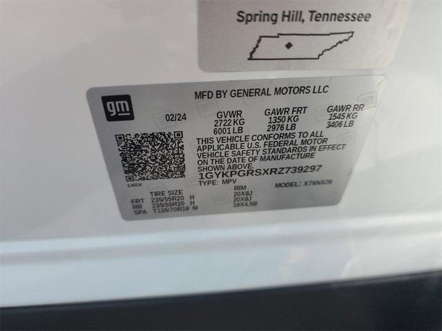 Photo of 2024 Crystal White Tri-Coat Cadillac XT6