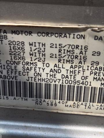 Photo of 2001 Silver Toyota RAV4