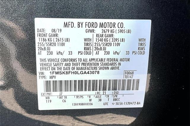 Photo of 2020 Gray Metallic Ford Explorer