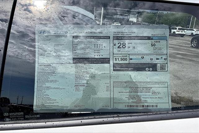 Photo of 2025 Serenity White Pearl Hyundai TUCSON