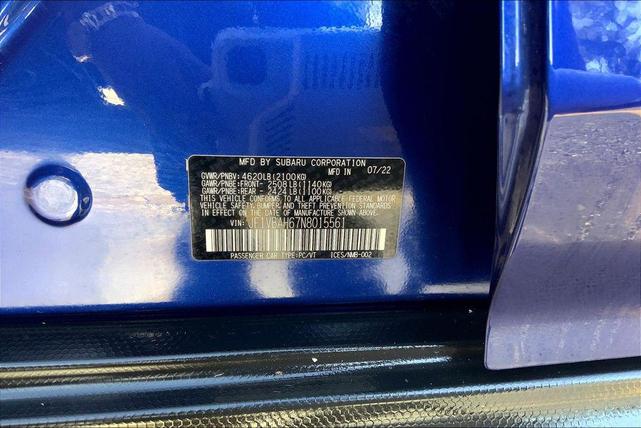Photo of 2022 Sapphire Blue Subaru WRX