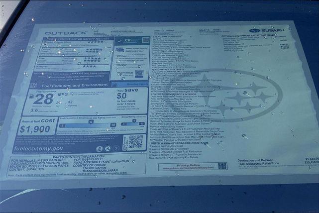 Photo of 2025 Crystal White Pearl Subaru Outback
