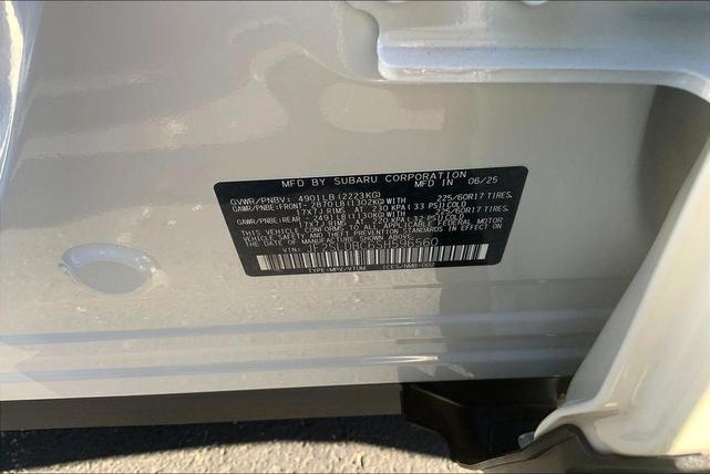 Photo of 2025 Crystal White Pearl Subaru Forester