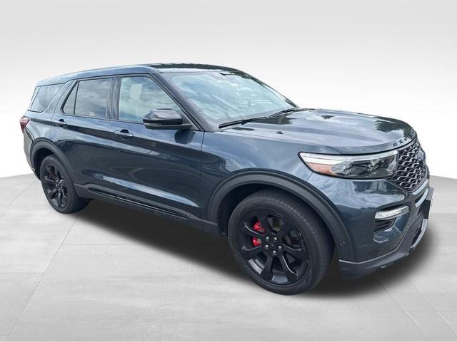 Photo of 2022 Stone Blue Metallic Ford Explorer