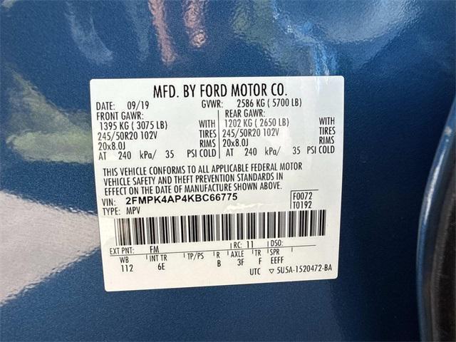 Photo of 2019 Ford Performance Blue Metallic Ford Edge
