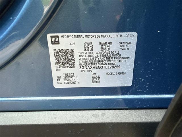 Photo of 2026 Lakeshore Blue Metallic Chevrolet Equinox