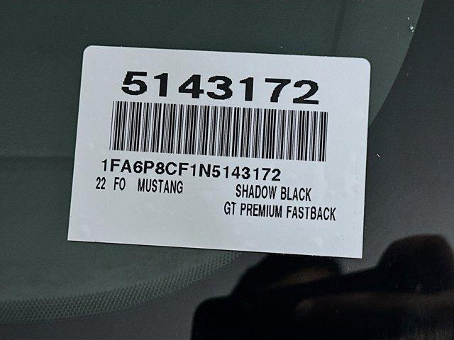 Photo of 2022 Shadow Black Ford Mustang