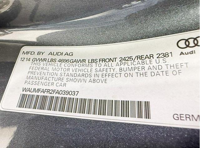 Photo of 2015 Monsoon Gray Metallic Audi A5