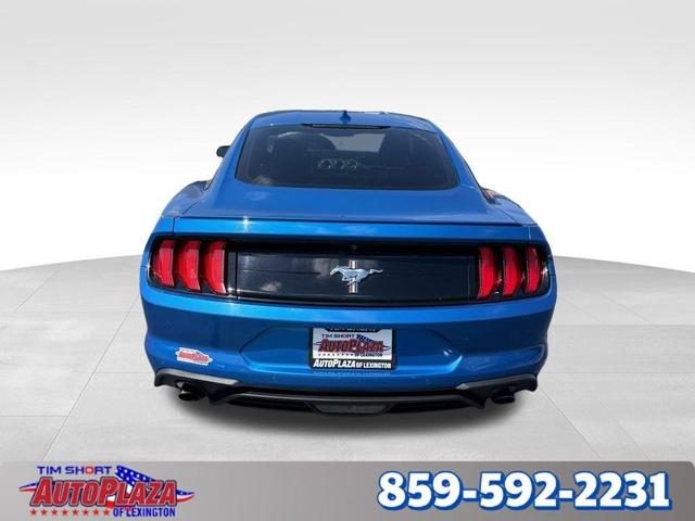 Photo of 2020 Blue Ford Mustang