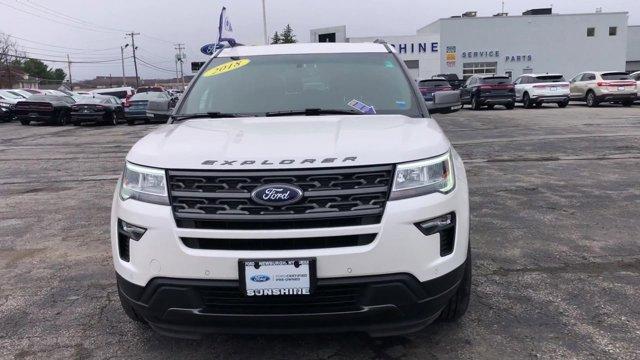 Photo of 2018 White Platinum Metallic Tri-Coat Ford Explorer
