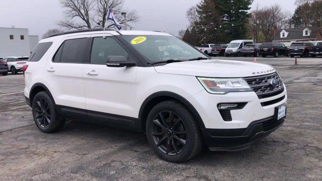 Photo of 2018 White Platinum Metallic Tri-Coat Ford Explorer