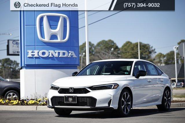Photo of 2025 Platinum White Honda Civic Hybrid