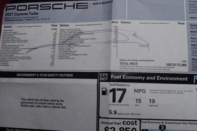 Photo of 2021 Dolomite Silver Metallic Porsche Cayenne