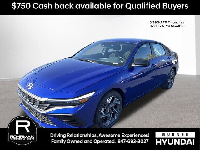 Photo of 2025 Intense Blue Hyundai ELANTRA