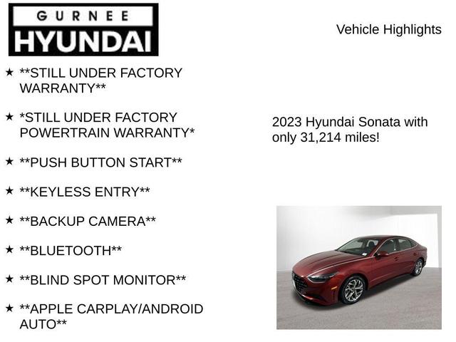 Photo of 2023 Red Hyundai SONATA