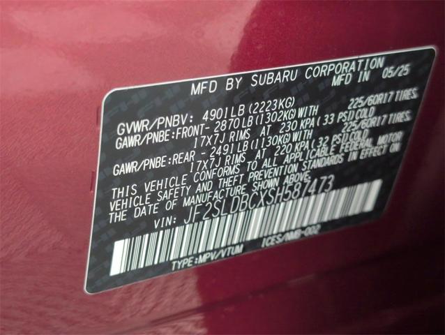 Photo of 2025 Crimson Red Pearl Subaru Forester