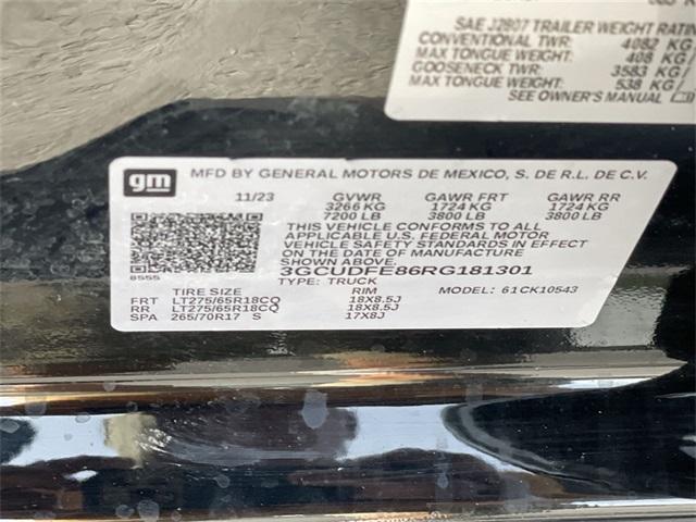 Photo of 2024 Black Chevrolet Silverado 1500