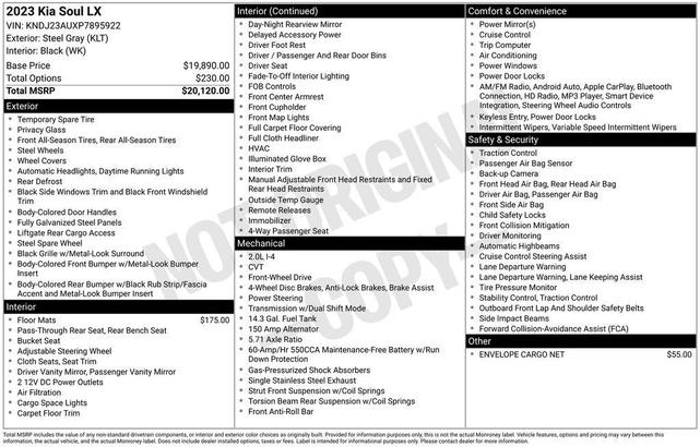 Photo of 2023 Steel Gray Kia Soul