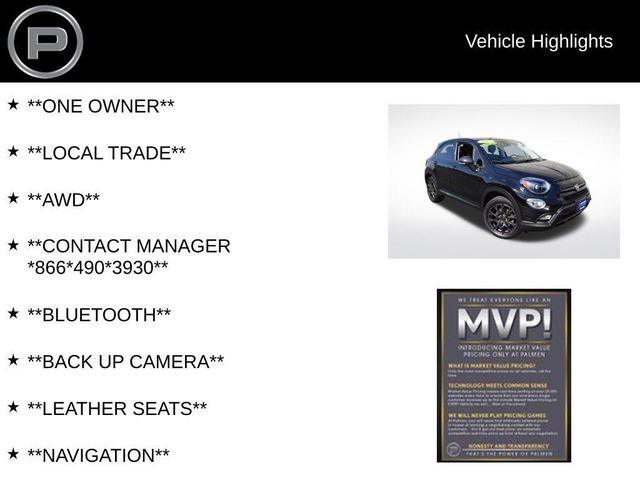 Photo of 2018 Black Clearcoat FIAT 500X