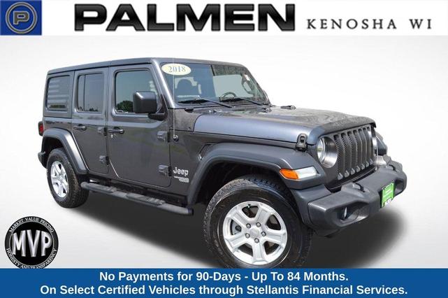 Photo of 2018 Granite Crystal Clearcoat Metallic Jeep Wrangler Unlimited