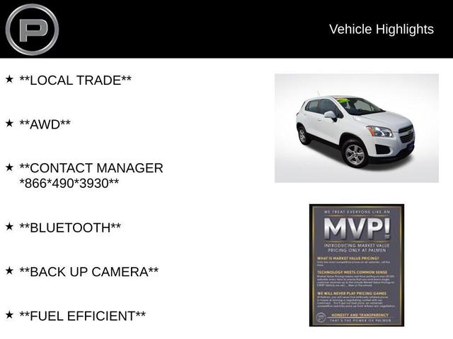 Photo of 2016 Summit White Chevrolet Trax