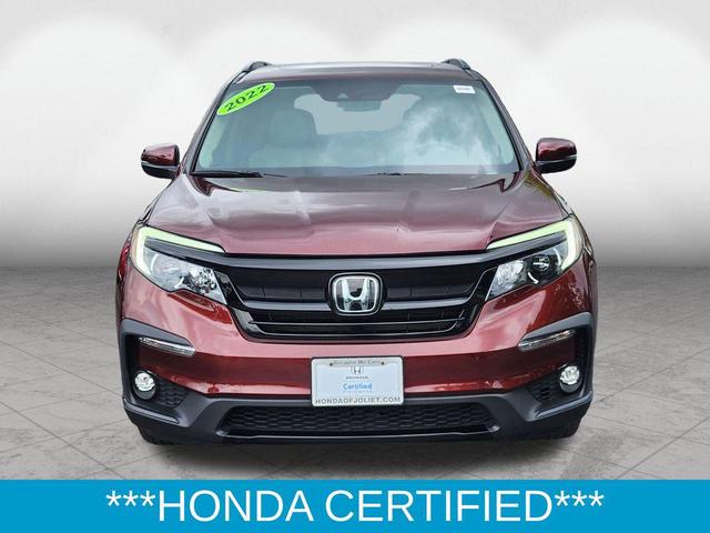 Photo of 2022 Deep Scarlet Pearl Honda Pilot