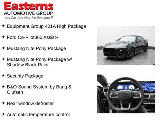 Photo of 2024 Shadow Black Ford Mustang