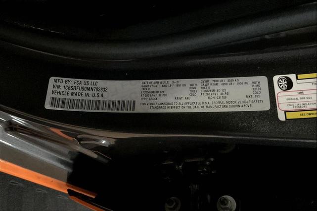 Photo of 2021 Granite Crystal Metallic Clearcoat RAM 1500