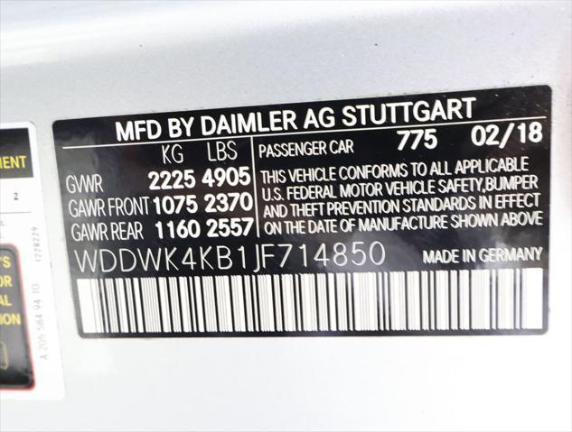 Photo of 2018 Silver Mercedes-Benz C-Class