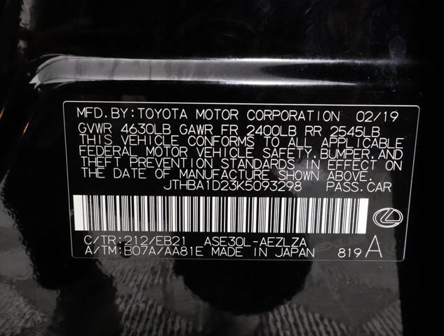 Photo of 2019 Black Lexus IS 300