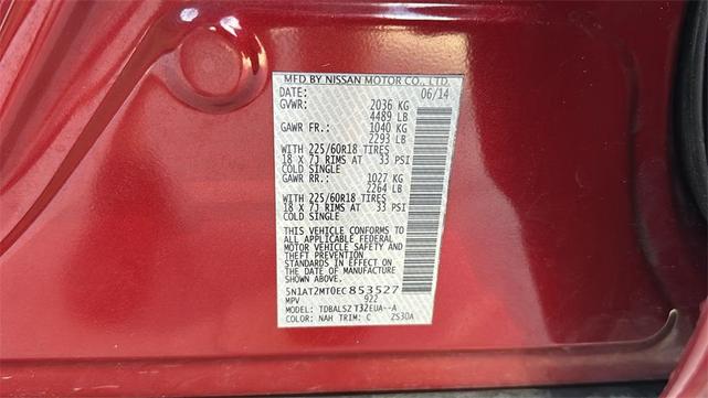 Photo of 2014 Cayenne Red Nissan Rogue