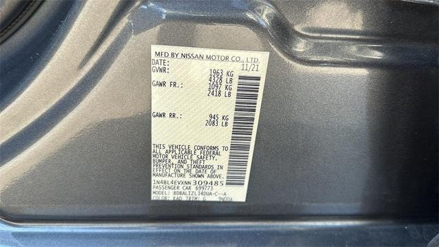 Photo of 2022 Gun Metallic Nissan Altima