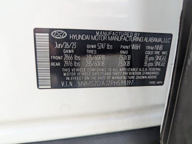 Photo of 2023 Serenity White Pearl Hyundai SANTA FE