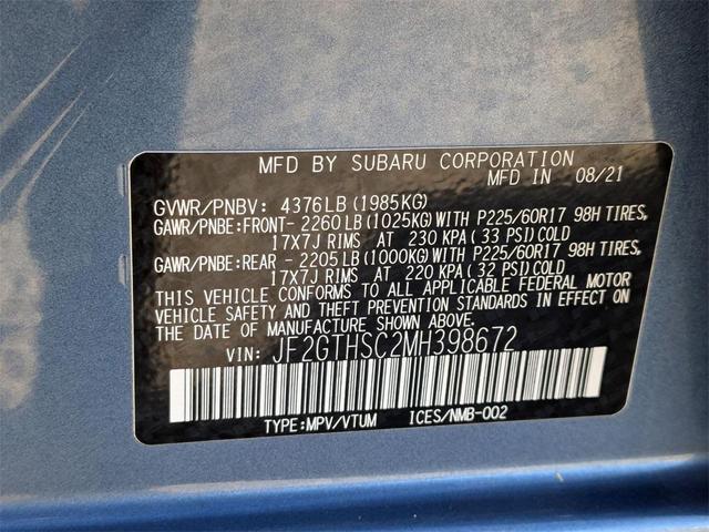 Photo of 2021 Horizon Blue Pearl Subaru Crosstrek