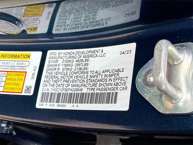 Photo of 2023 Dark Blue Honda Accord Hybrid