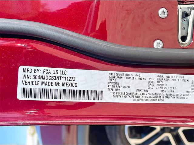Photo of 2022 Velvet Red Pearlcoat Jeep Compass