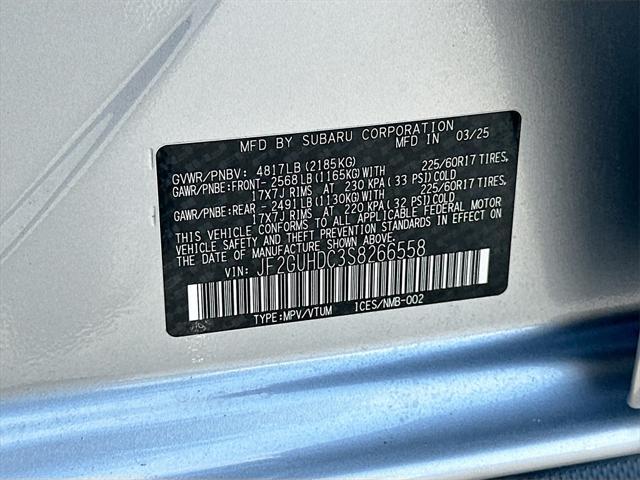 Photo of 2025 Silver Metallic Subaru Crosstrek