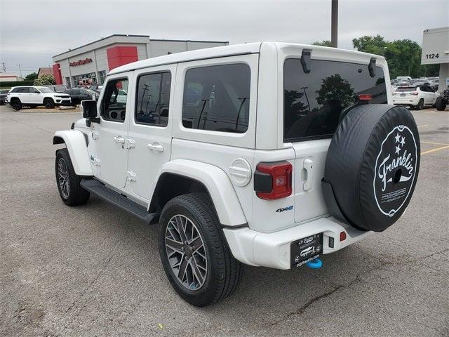 Photo of 2022 Bright White Clearcoat Jeep Wrangler Unlimited 4xe