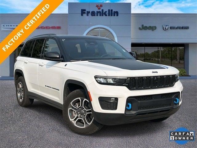 Photo of 2022 Bright White Clearcoat Jeep Grand Cherokee 4xe