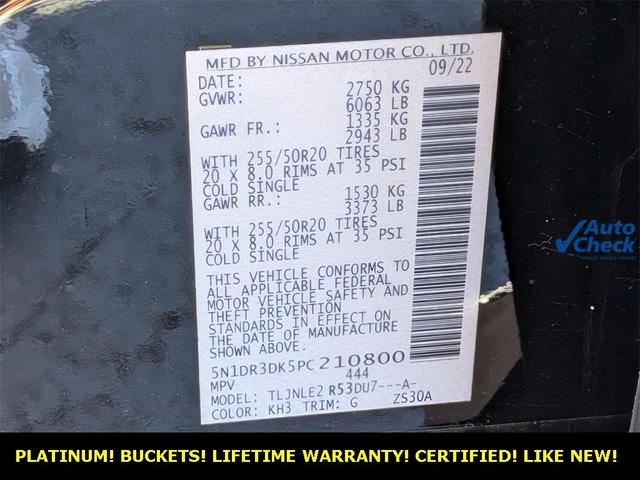 Photo of 2023 Black Nissan Pathfinder