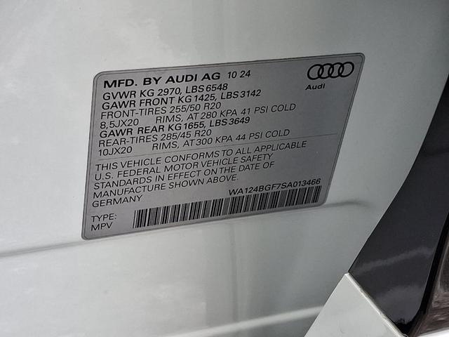 Photo of 2025 Glacier White Metallic Audi Q6 e-tron
