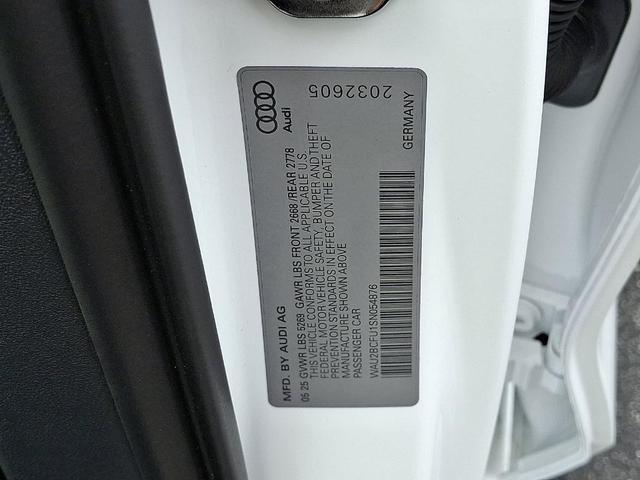 Photo of 2025 Arkona White Audi A5