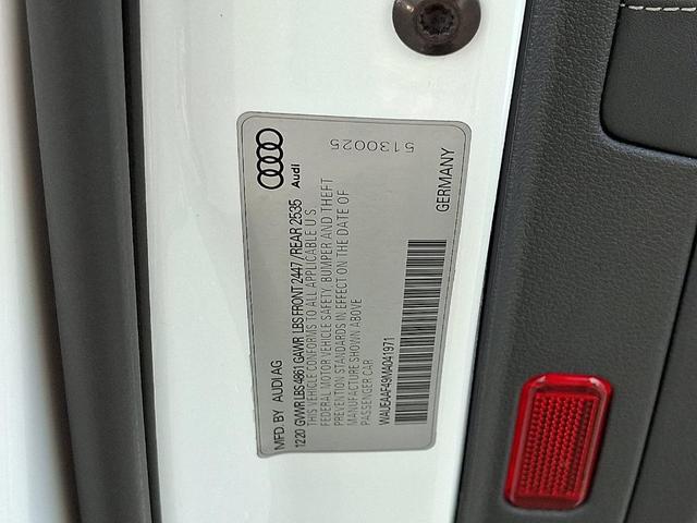 Photo of 2021 Glacier White Metallic Audi A4